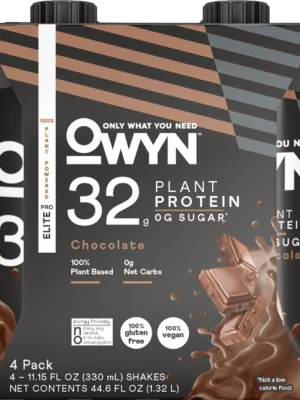 OWYN Pro Elite Protein Shake, Chocolate, 4 Ct