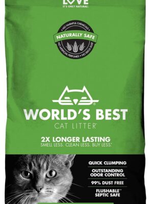 WORLD'S BEST CAT LITTER Original Unscented 15 Pounds