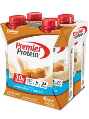 Premier Protein Shake, Caramel, 30g Protein, 11 Fl Oz, 4 Ct